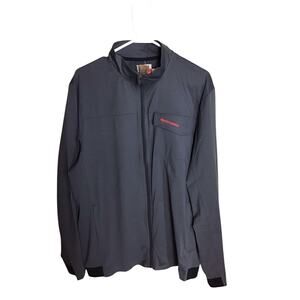 Duluth Mens Lightweight “ Bardon Peak”  Track Jacket Sz.Med Gray NWT Active Wear